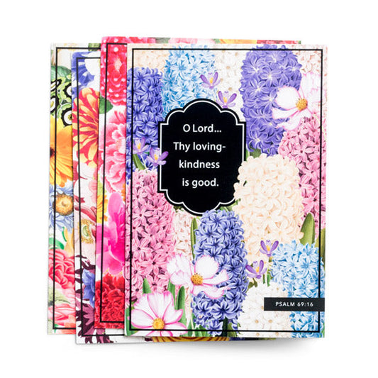Thinking Of You - Abundant Blessings - 12 Boxed Cards, KJV - Re-vived