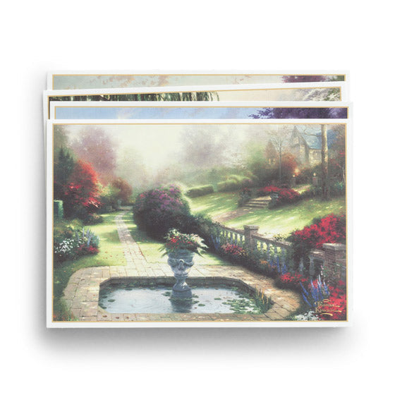 Thomas Kinkade - Thank You - 12 Boxed Cards, KJV - Re-vived