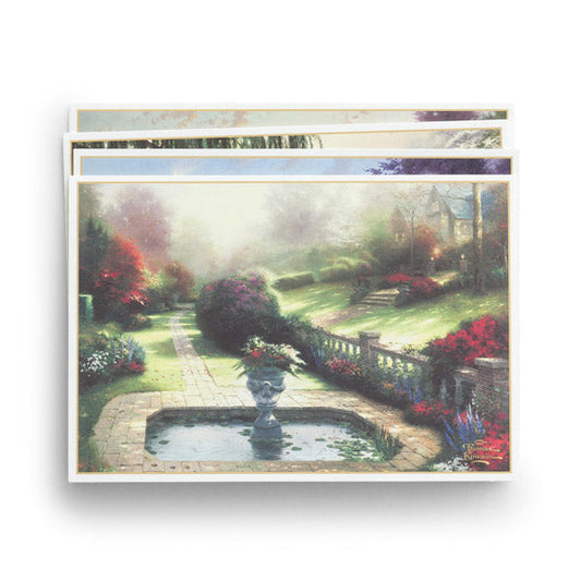Thomas Kinkade - Thank You - 12 Boxed Cards, KJV - Re-vived