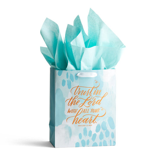 Trust In The Lord - Medium Gift Bag With Tissue - Re-vived