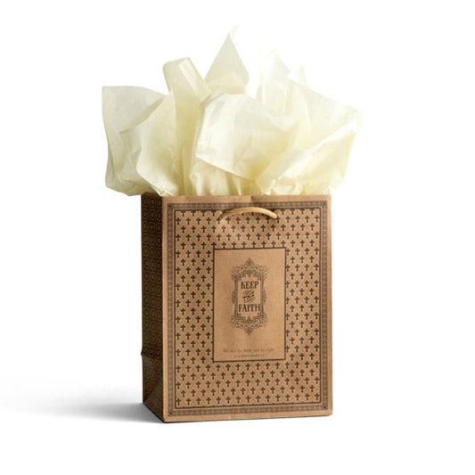 Keep The Faith - Medium Gift Bag With Tissue - Re-vived