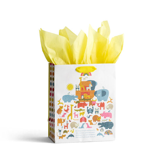 Noah'S Ark - Medium Gift Bag With Tissue - Re-vived