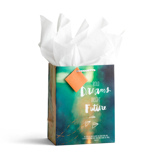 Bold Dreams Bright Future - Medium Gift Bag - Re-vived