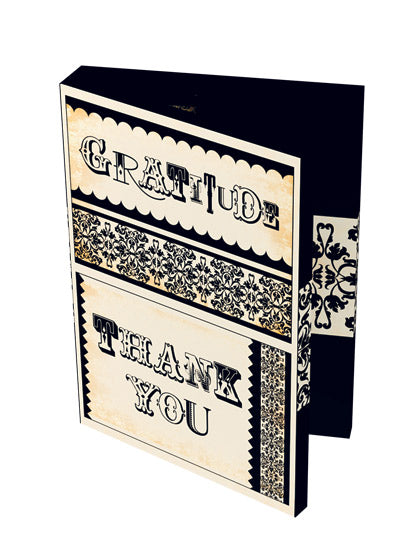 Notecard Folio: Antique Let. (12) - Re-vived