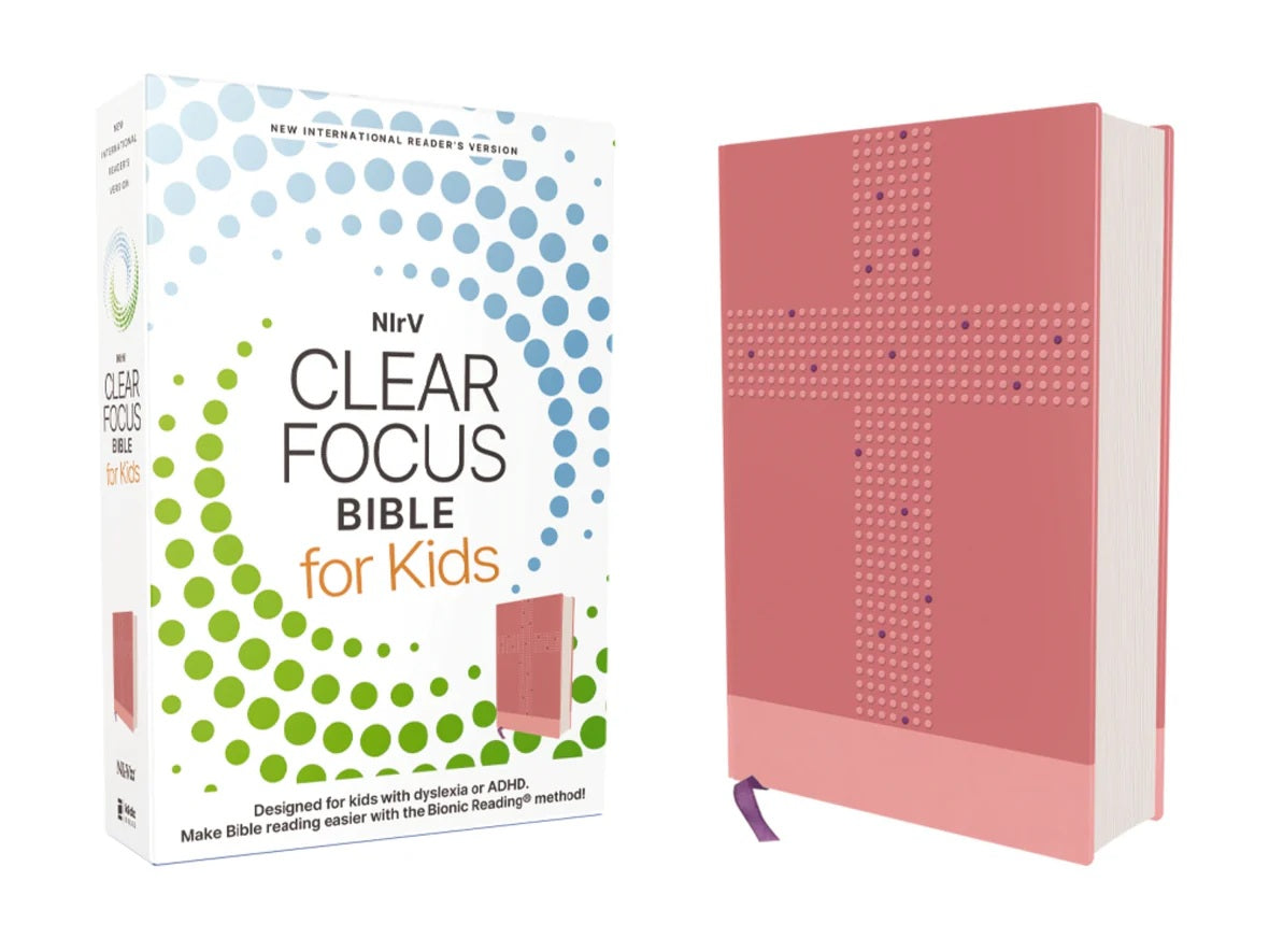 NIrV Clear Focus Bible, Pink - Re-vived