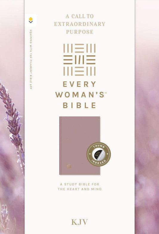 KJV Every Woman's Bible, Filament Enabled, Plum, Indexed - Re-vived