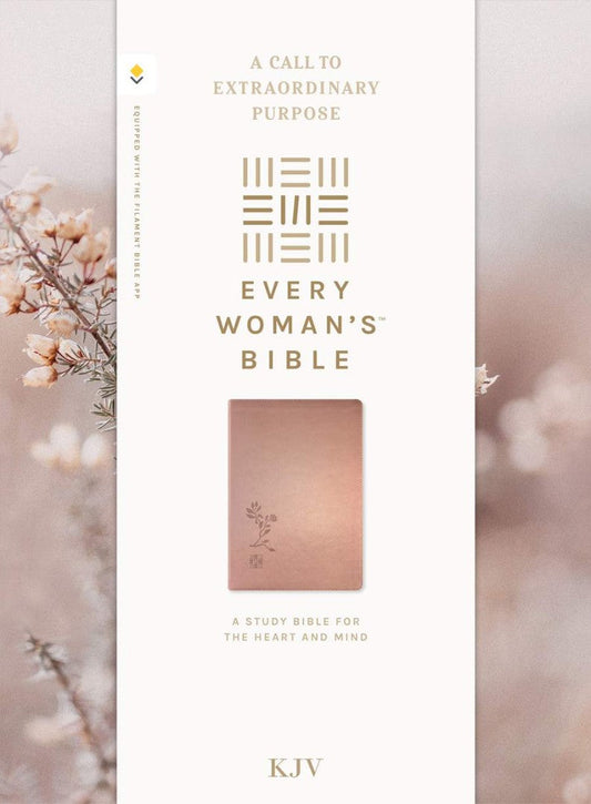 KJV Every Woman's Bible, Filament Enabled, Rose - Re-vived