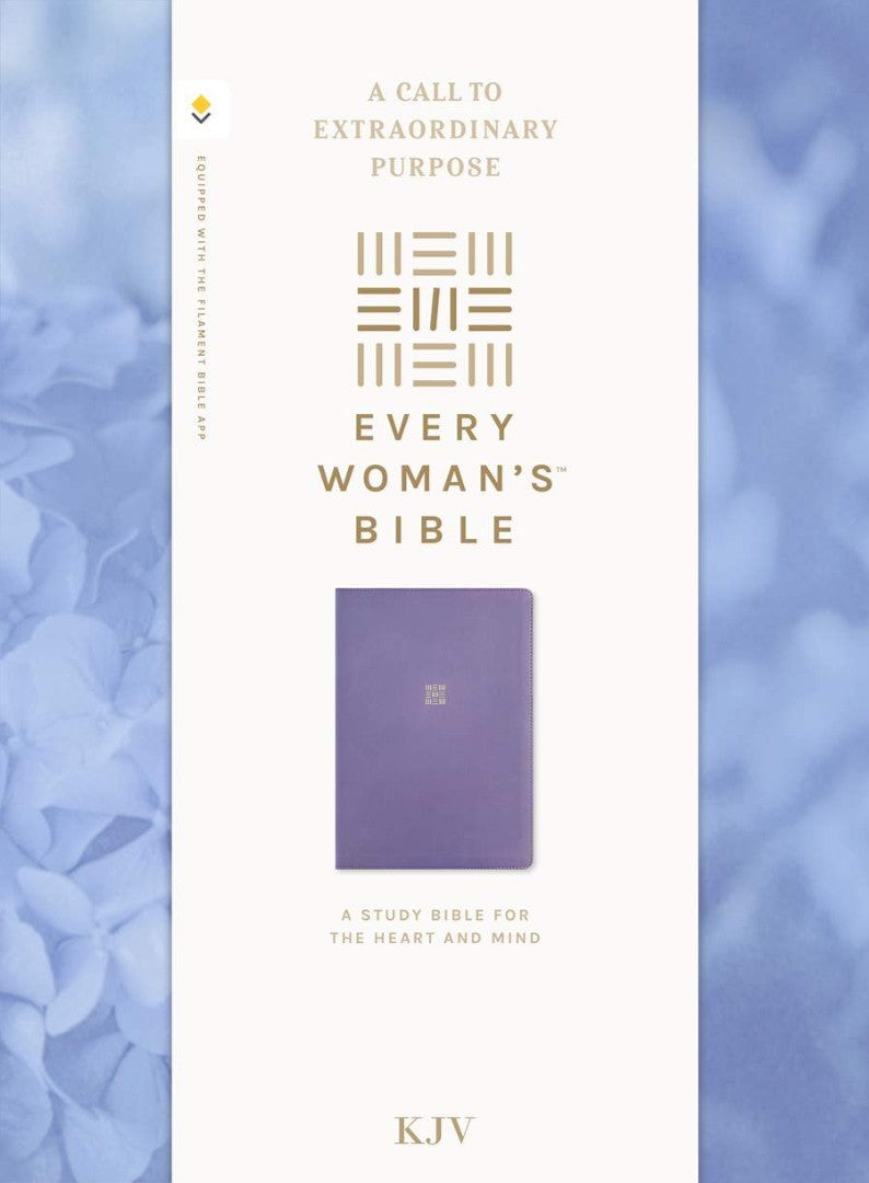 KJV Every Woman's Bible, Filament Enabled, Periwinkle - Re-vived