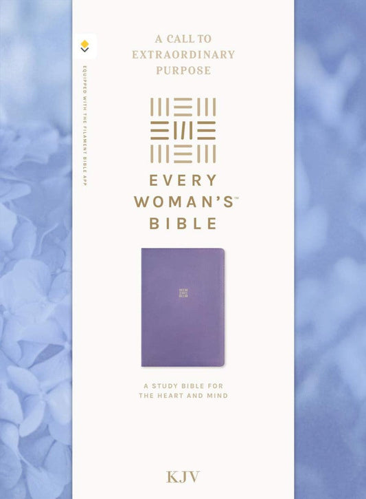 KJV Every Woman's Bible, Filament Enabled, Periwinkle - Re-vived