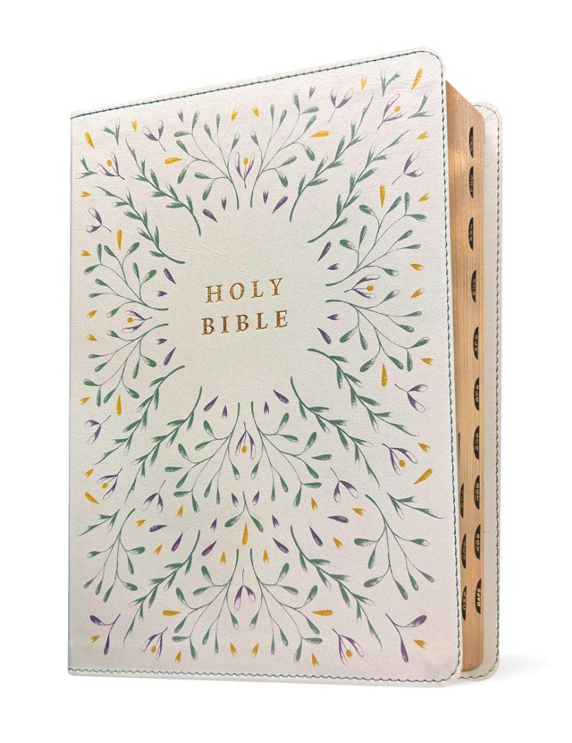 NLT Wide Margin Bible, Filament Ed., Grace & Bloom, Indexed - Re-vived