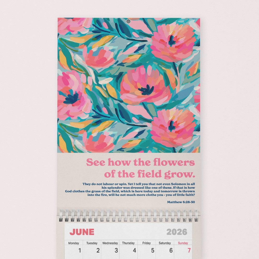 2026 His Compassions Never Fail Calendar - Re-vived