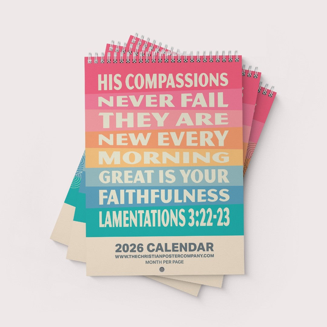 2026 His Compassions Never Fail Calendar - Re-vived