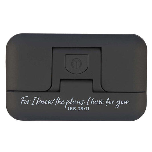 I Know The Plans Black Adjustable Clip-On Book Light - Jerem - Re-vived