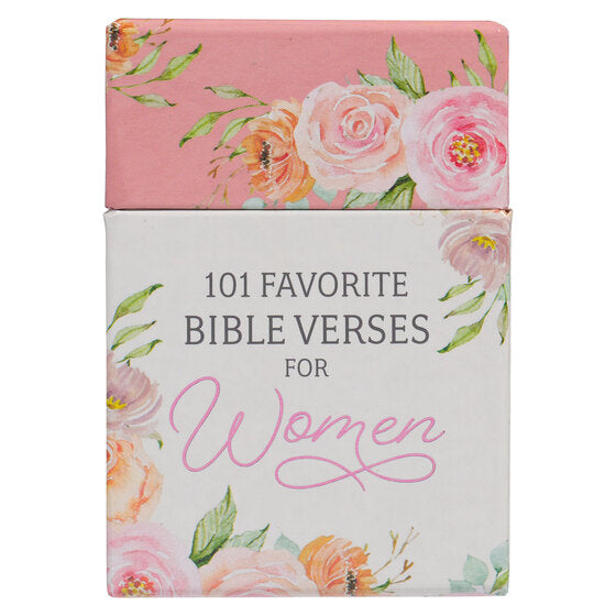 101 Favorite Bible Verses For Women Pink Floral Box Of Bless - Re-vived