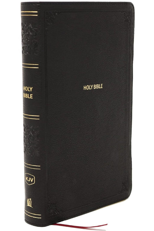 KJV Giant Print End-Of-Verse Reference Bible, Black - Re-vived