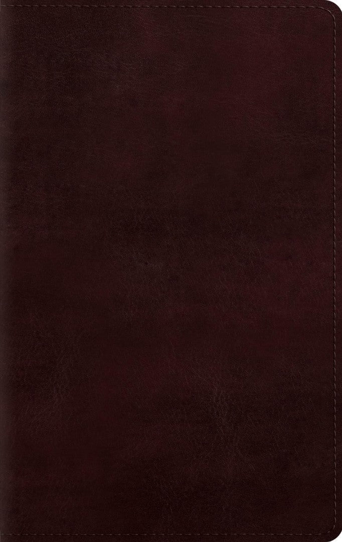 ESV Giant Print Personal Size Bible, Red Letter, Mahogany - Re-vived