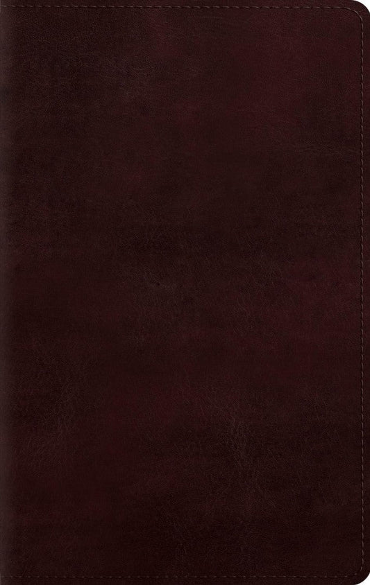 ESV Giant Print Personal Size Bible, Red Letter, Mahogany - Re-vived