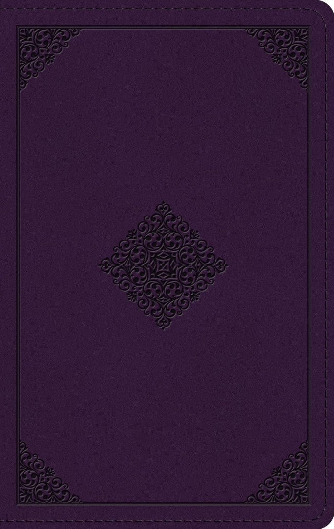 ESV Giant Print Personal Size Bible, Red Letter, Lavender - Re-vived