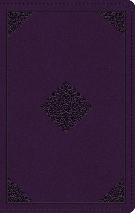 ESV Giant Print Personal Size Bible, Red Letter, Lavender - Re-vived