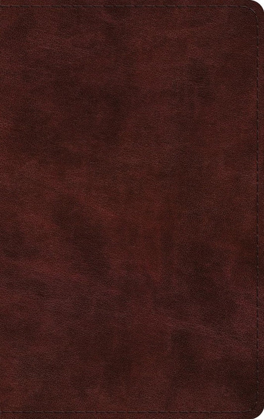 ESV Large Print Thinline Bible, Mahogany - Re-vived