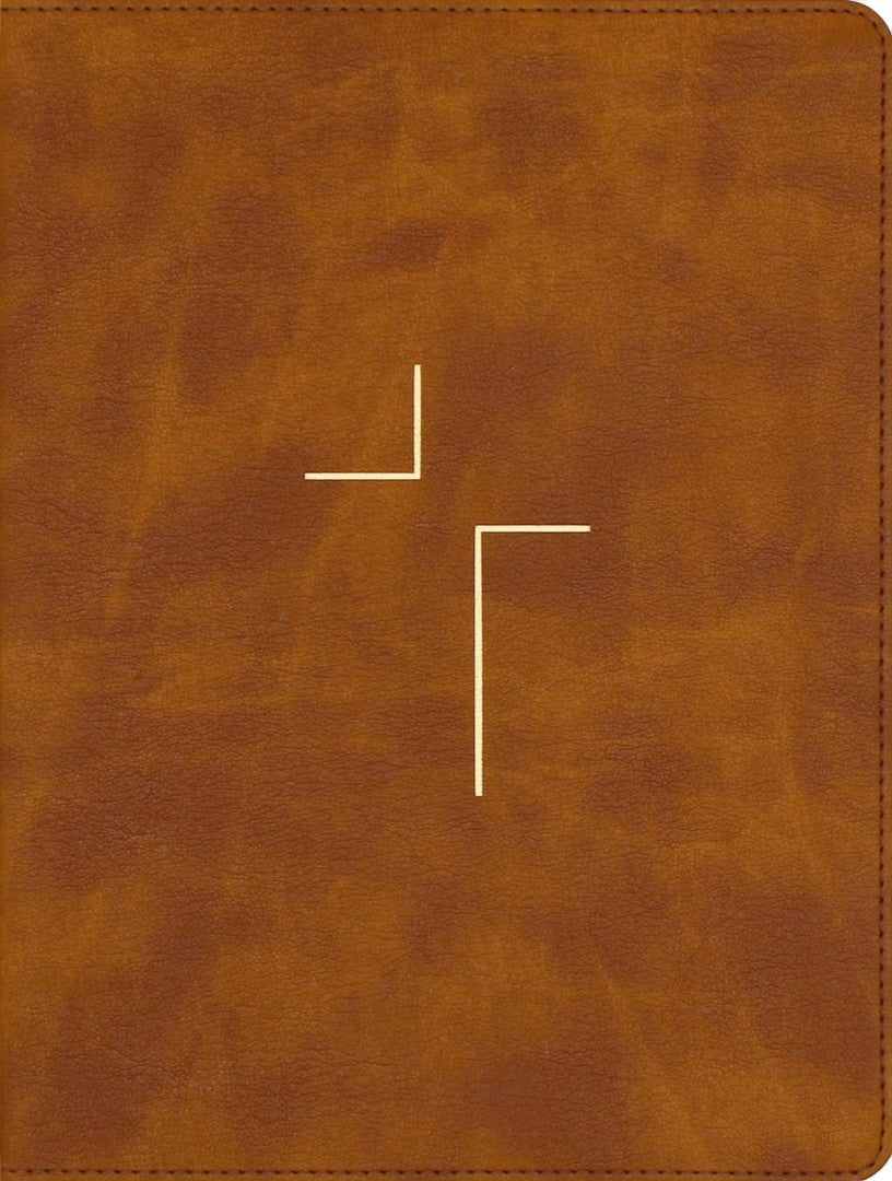 The Jesus Bible, ESV Edition, Leathersoft, Tan - Re-vived