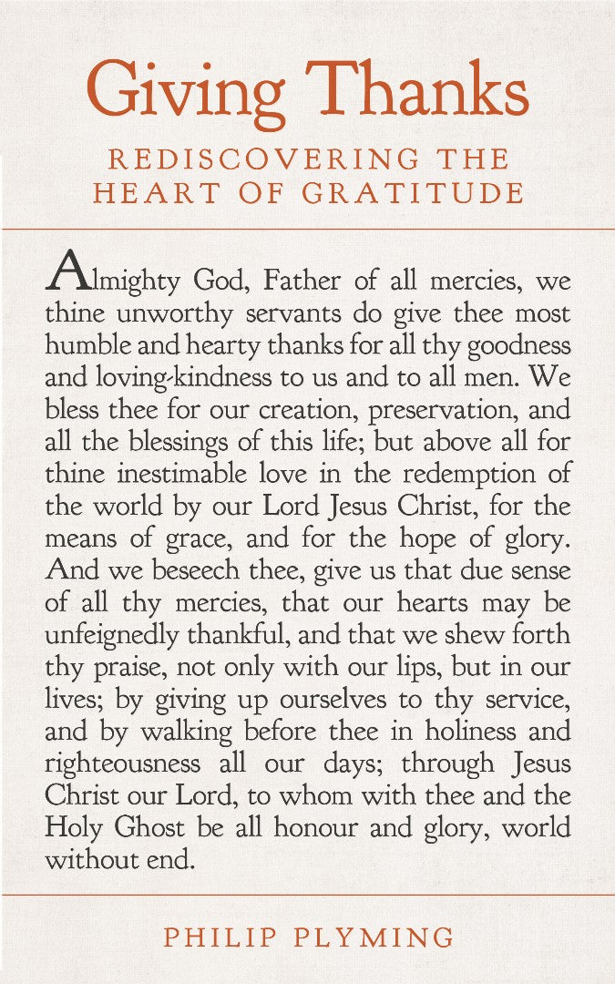 Giving Thanks - Re-vived