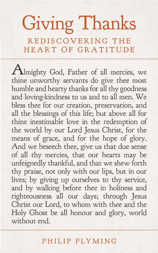 Giving Thanks - Re-vived