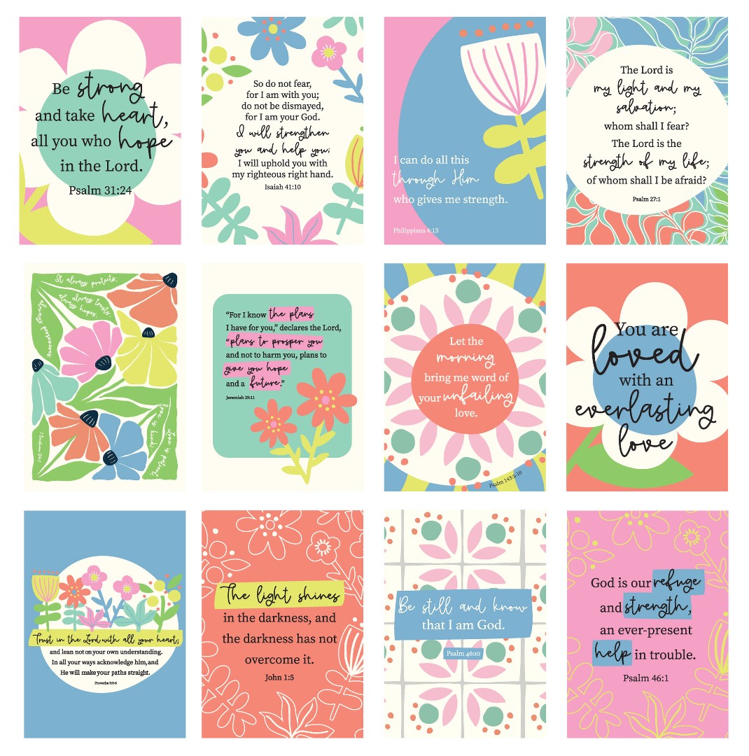The Wee Sparrow Mixed Pack Of 12 Postcards - Re-vived