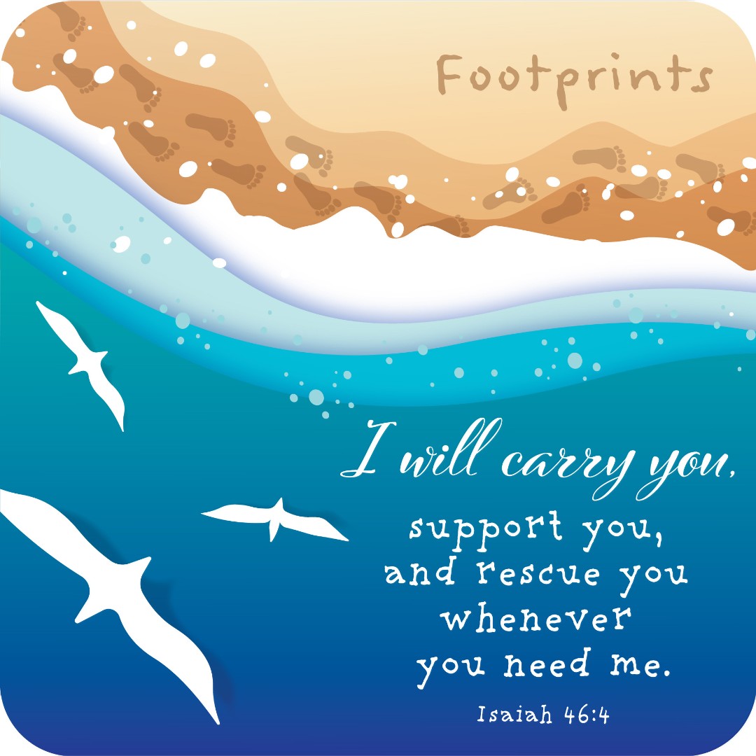 Footprints Cork Coaster - Re-vived