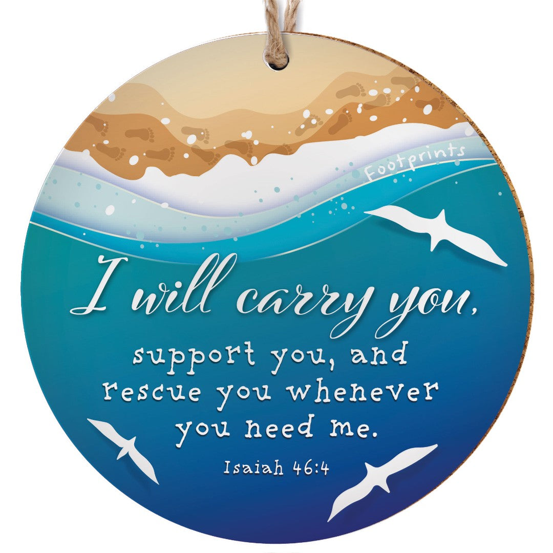 Footprints Ceramic Hanging Decoration - Re-vived