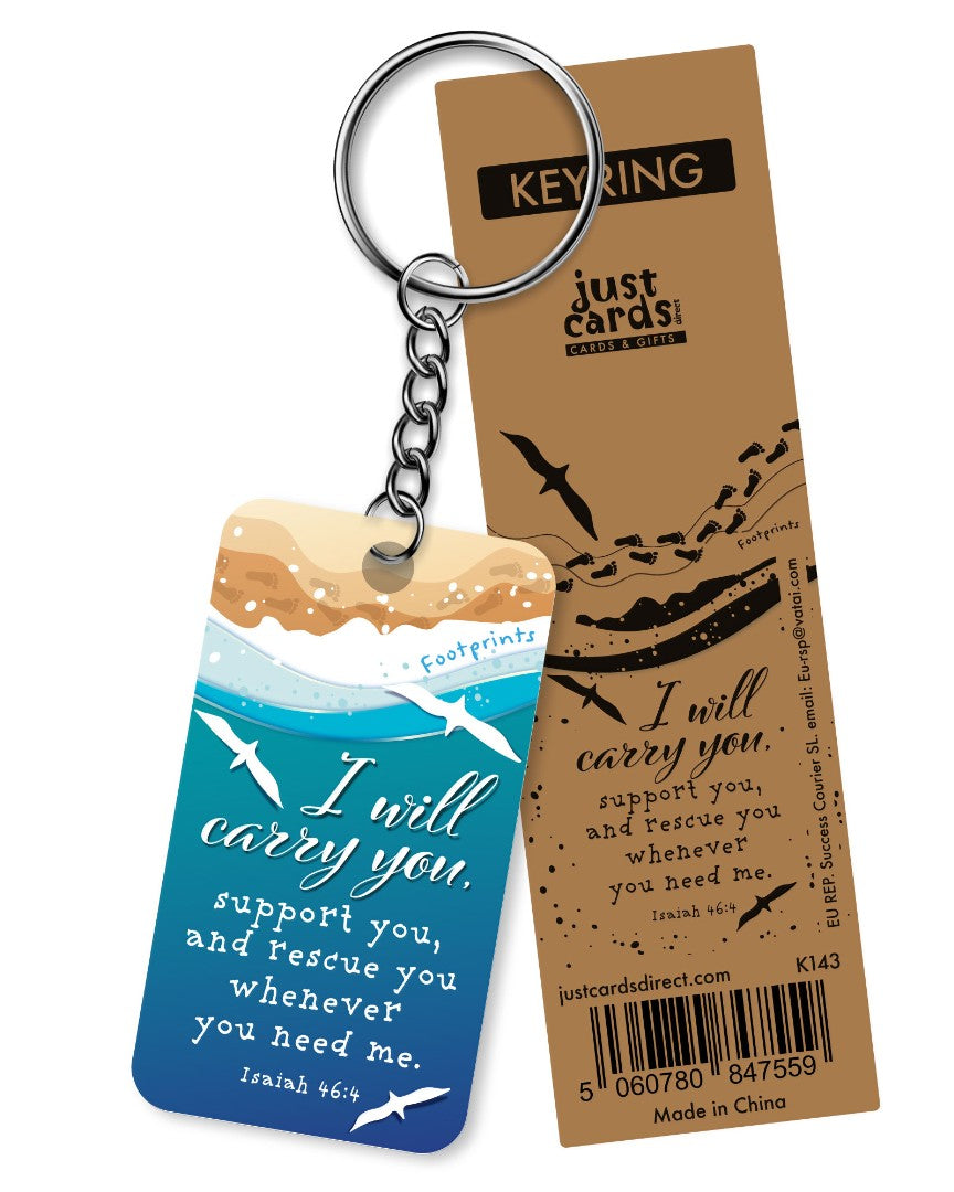 Footprints Keyring - Re-vived