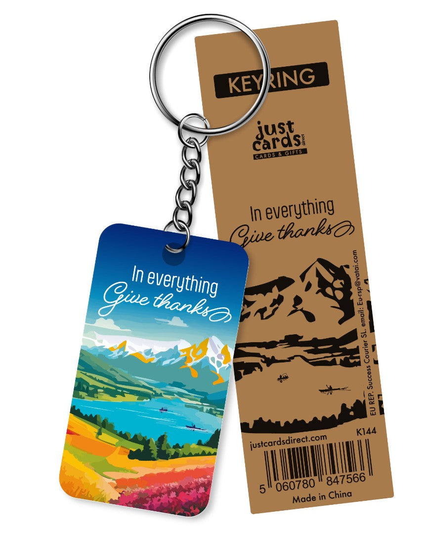 Give Thanks Keyring - Re-vived