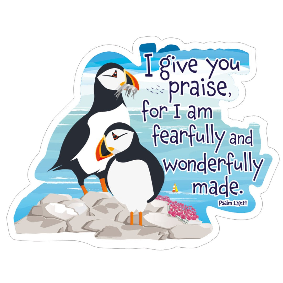 Wonderfully Made Vinyl Sticker - Re-vived