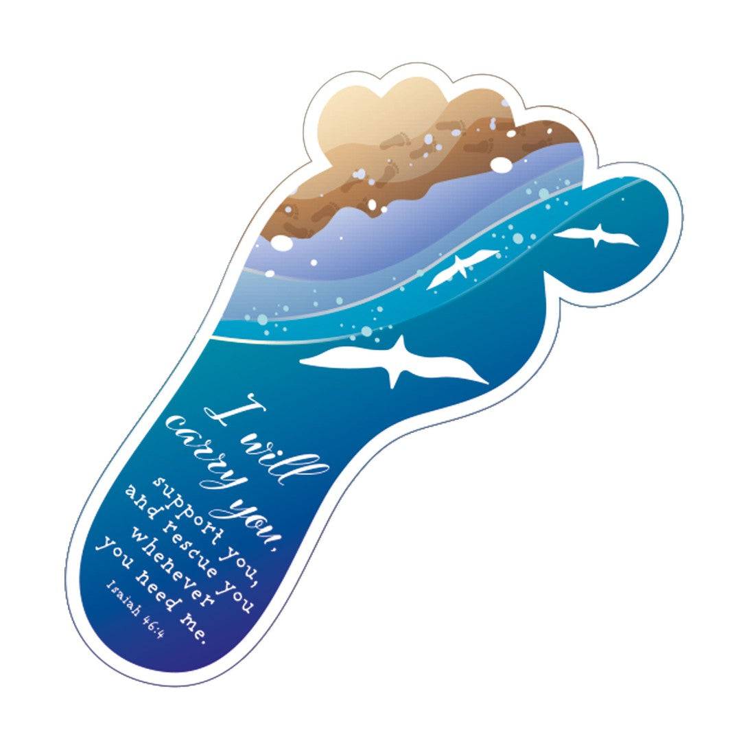 Footprints Vinyl Sticker - Re-vived