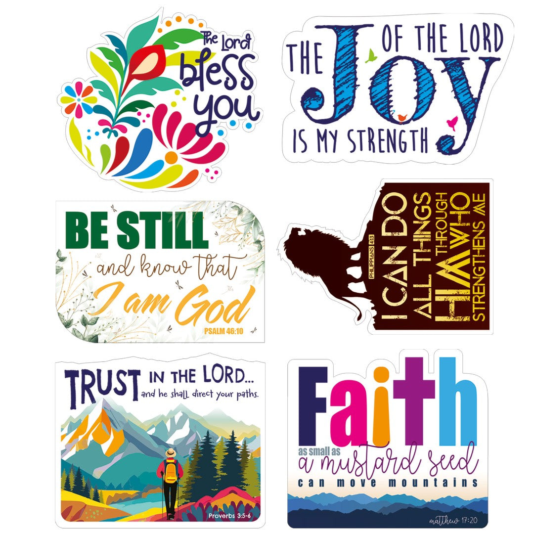 Variety Pack Of 6 Vinyl Stickers (ST100-105) - Re-vived