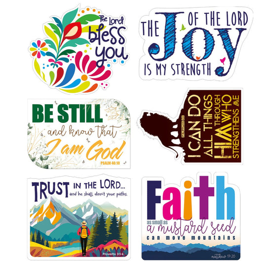 Variety Pack Of 6 Vinyl Stickers (ST100-105) - Re-vived