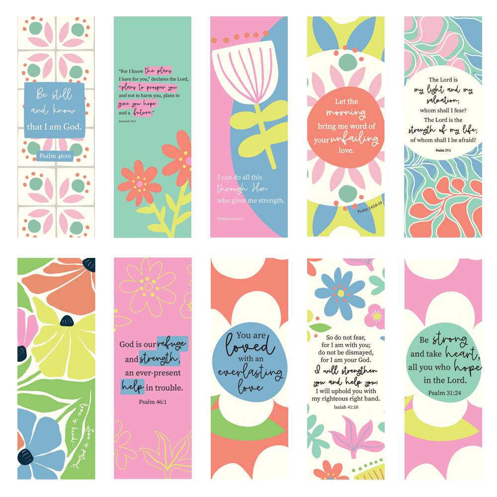 Bookmarks Mixed Pack 1 - Pack Of 10 - Re-vived