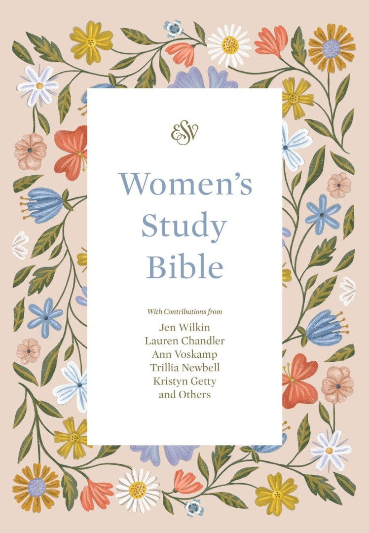 ESV Women's Study Bible, Blush Wildflower Design - Re-vived