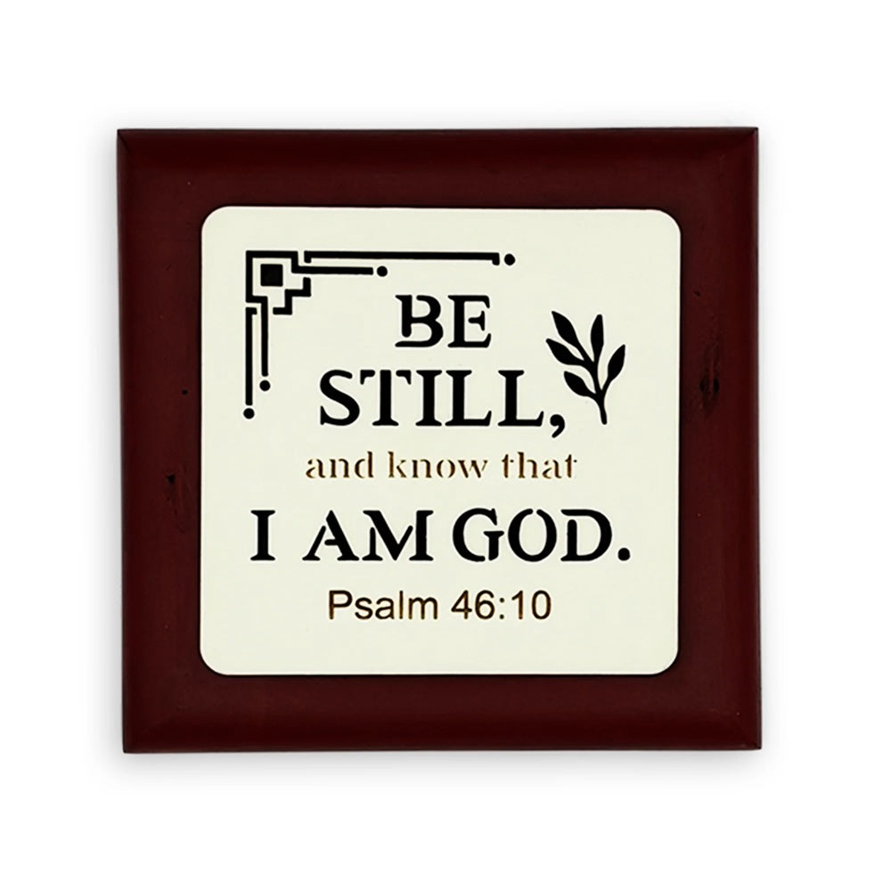 Be Still And Know That I Am God - Glow-In-The-Dark Plaque - Re-vived