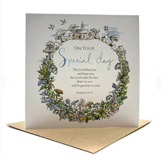Special Day Wildflowers Card (Blank Inside) - Re-vived