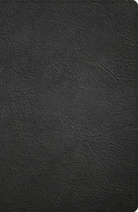 CSB Large Print Personal Size Reference Bible, Black - Re-vived