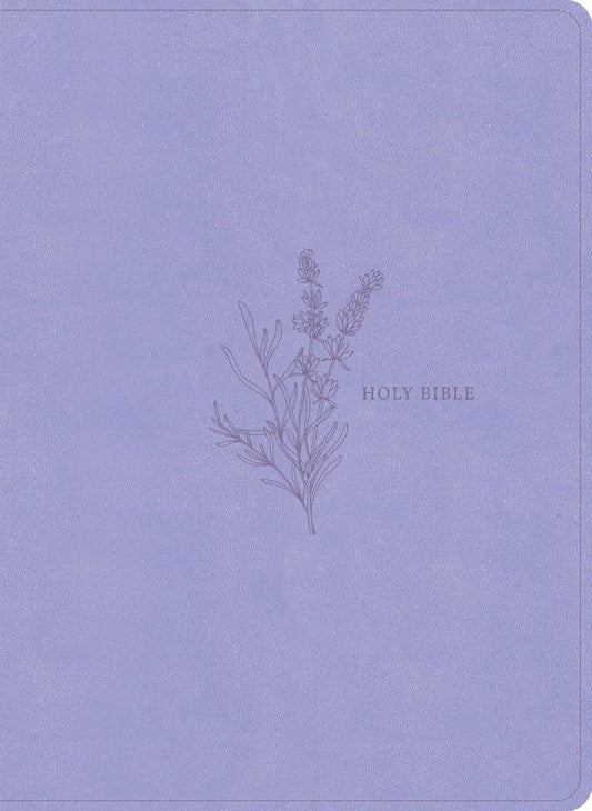 KJV Study Bible, Full-Color, Lavender, Indexed - Re-vived