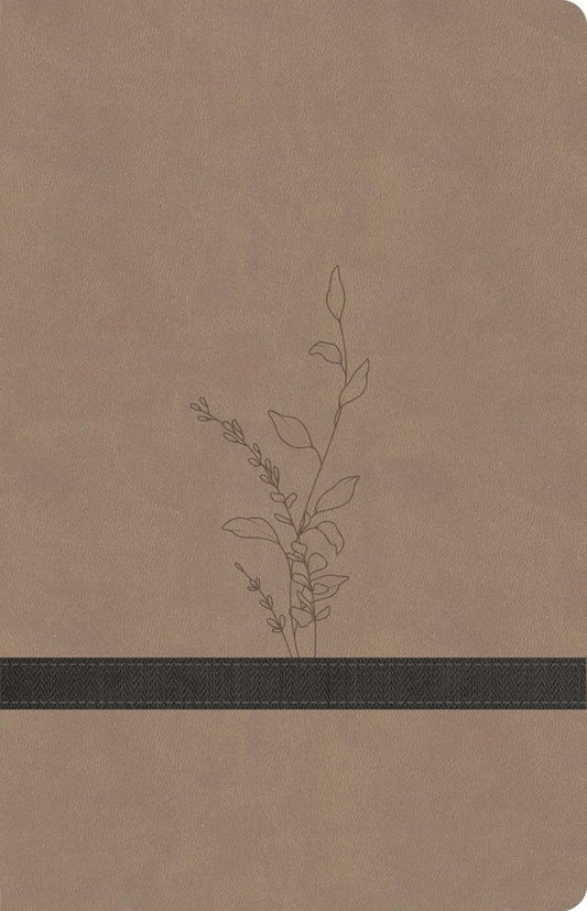 KJV Large Print Personal Size Reference Bible, Earthen Suede - Re-vived