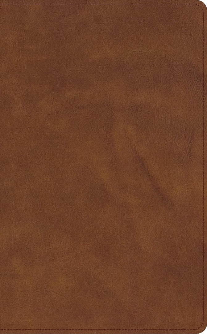 CSB Single-Column Wide-Margin Bible, Tan Calfskin - Re-vived