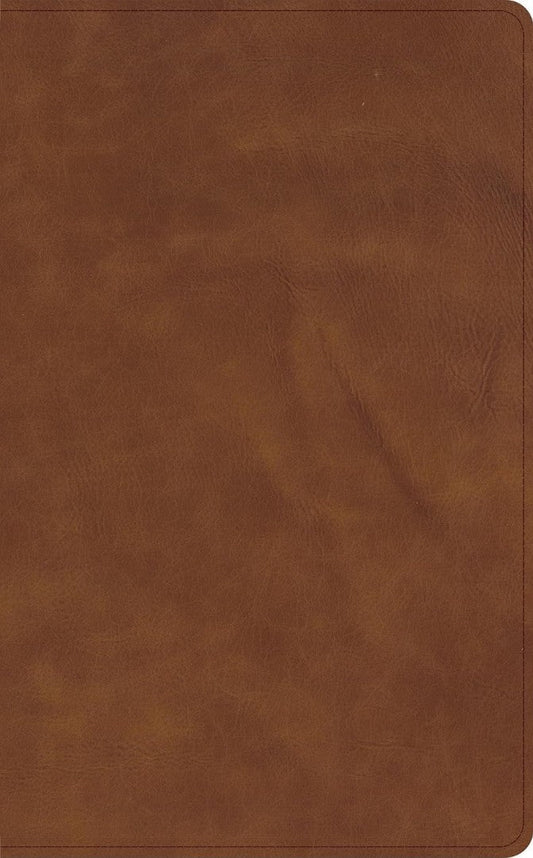CSB Single-Column Wide-Margin Bible, Tan Calfskin - Re-vived