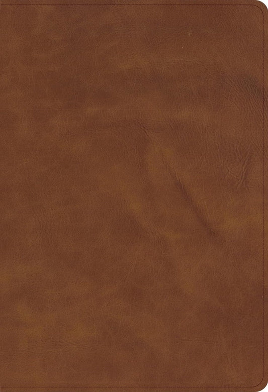 CSB Personal Size Bible, Zipper Closure, Tan Calfskin - Re-vived