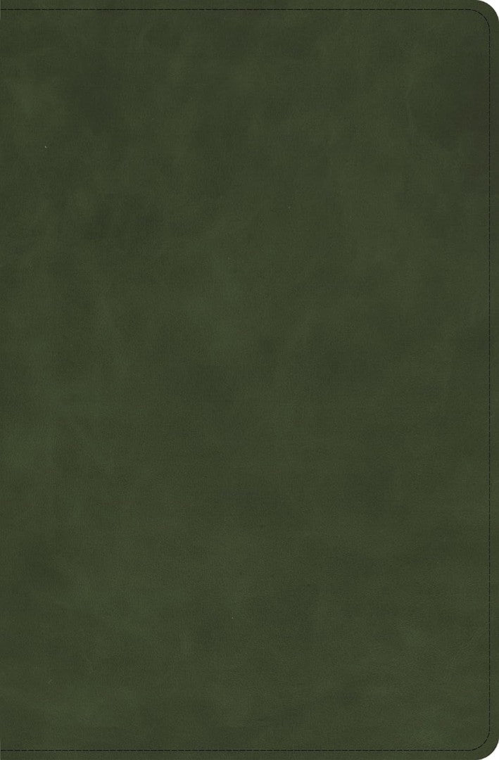 CSB Personal Size Bible, Zipper Closure, Olive Calfskin - Re-vived