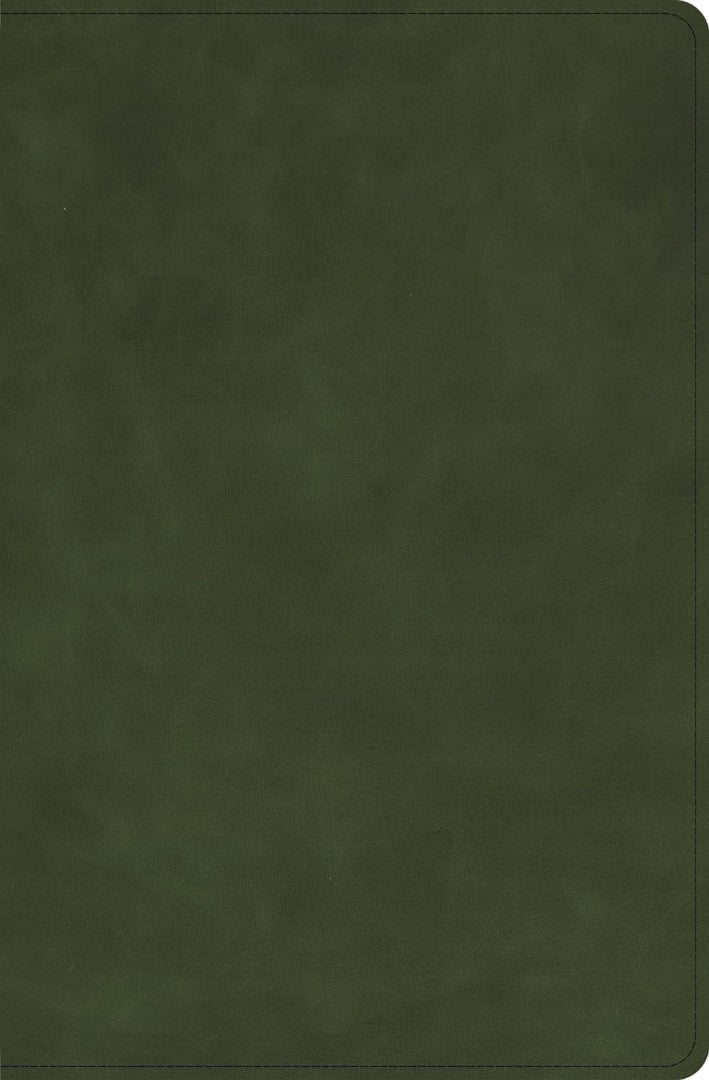 CSB Single-Column Compact Bible, Zipper Closure, Olive - Re-vived