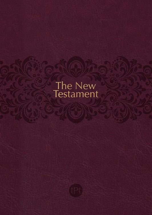 TPT New Testament, Reader's Edition, Burgundy - Re-vived
