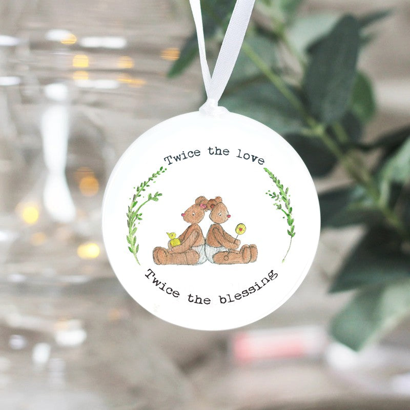 Twins Ceramic Hanging Decoration - Re-vived
